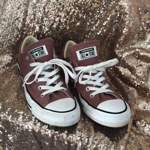 Mauve Pink CONVERSE low cut sneakers